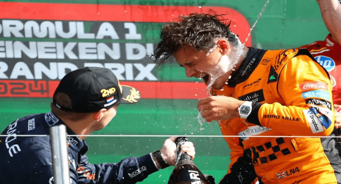 Norris Beats Verstappen to Win Dutch Grand Prix, Ending Verstappen’s Winning Streak