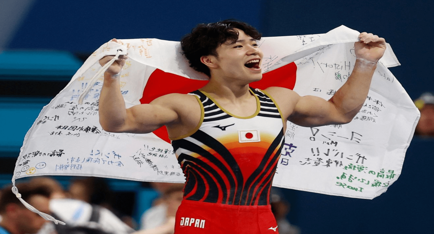 Shinnosuke Oka Claims Third Gold of Paris Games with Stellar Horizontal Bar Routine Amid Final’s Errors