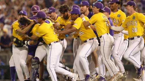 LSU delivers a commanding performance in Game 3 against Florida, securing their 7th College World Series (CWS) championship title.