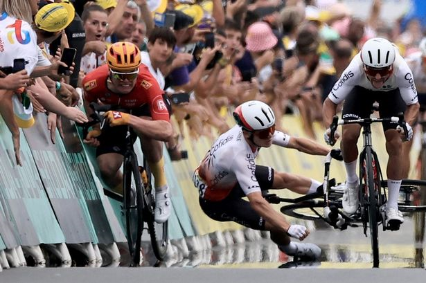 Stage 4 of the Tour de France marred by crashes during motor circuit finale