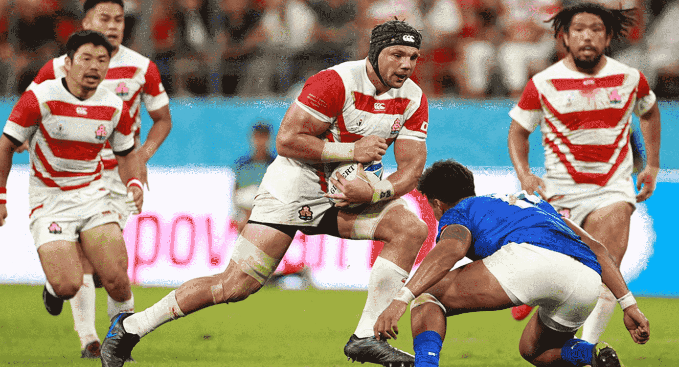 Japan Holds Firm Against Samoa Comeback, Securing England's Quarter-Final Spot