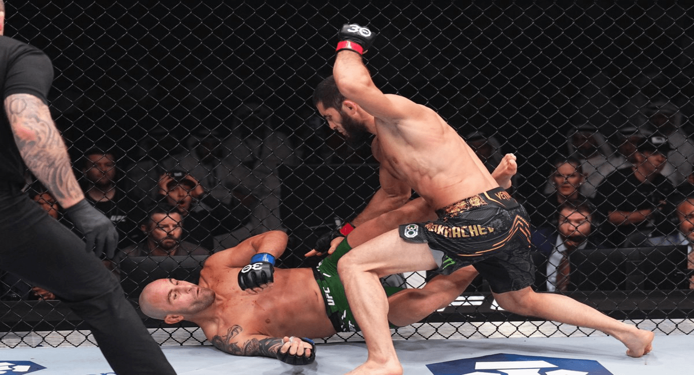 Islam Makhachev Wasted no Time in Shutting the Door on Alexander Volkanovski right at the Start of UFC 294 with a  First-Round KO Victory