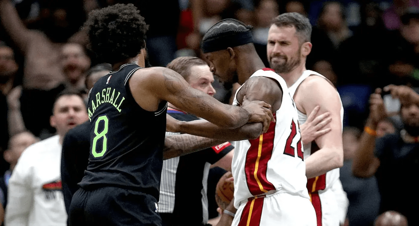 Heated Fight: Heat vs. Pelicans Brawl Results in Choked Butler and Four Ejections