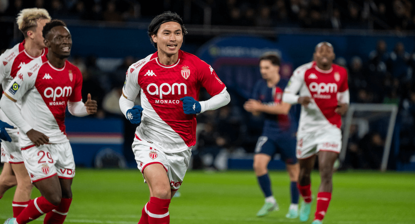 Monaco’s 4-1 over Clermont with Takumi Minamino's Stellar Performance