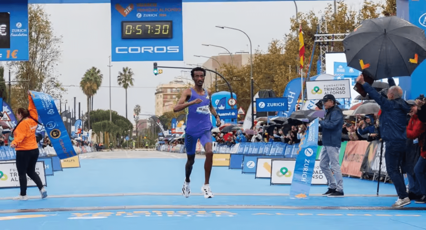 Yomif Kejelcha Shatters Half-Marathon World Record by One Second in Historic Valencia Run