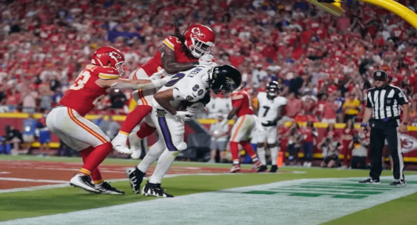 Chiefs Hold Off Ravens in Dramatic Finish: Likely's Last-Second Touchdown Overturned After Toe Out of Bounds