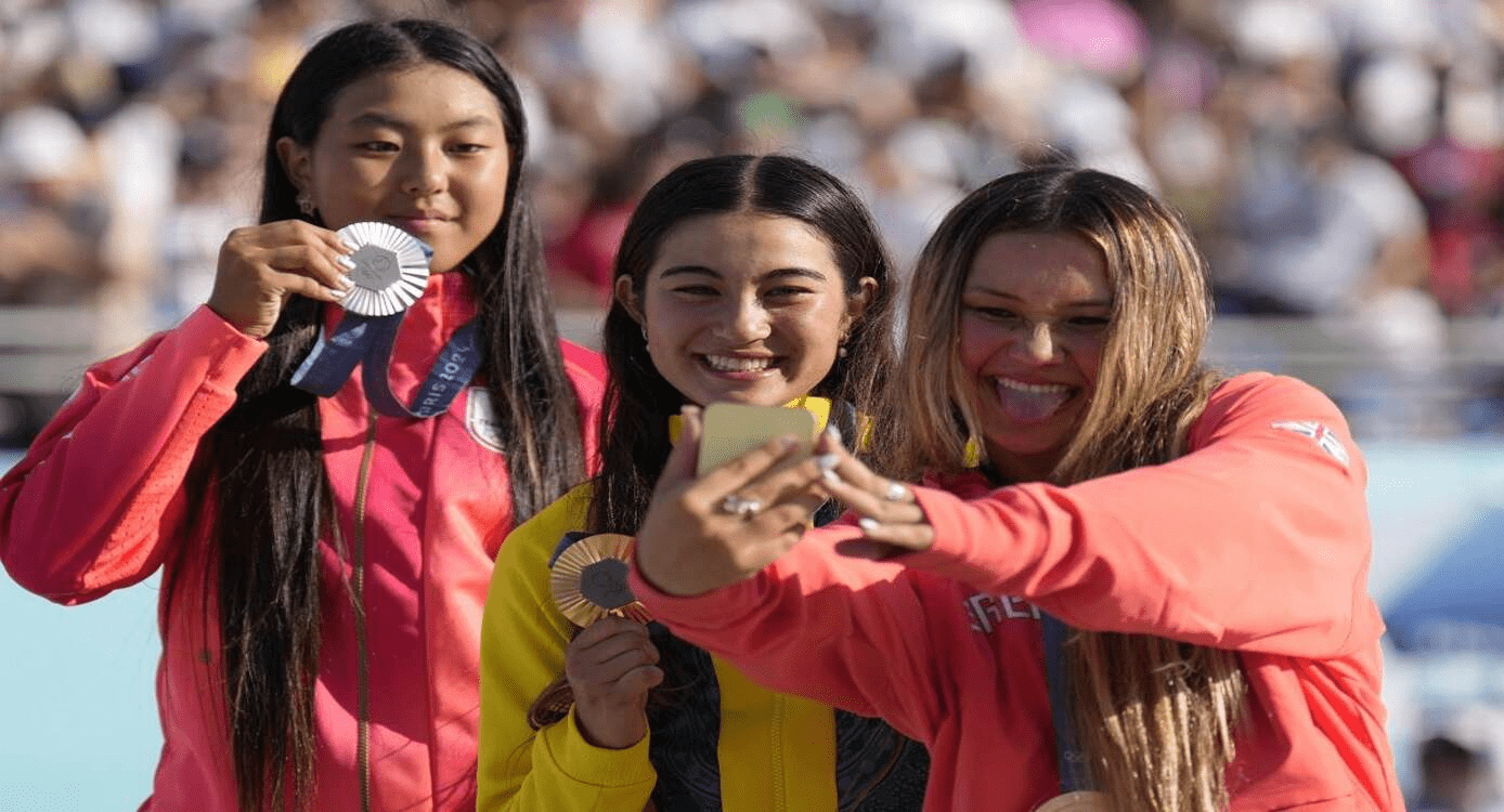 Japanese Skateboarding Prodigy Cocona Hiraki Claims Silver at Paris Olympics, Narrowly Beaten by Australia's Arisa Trew