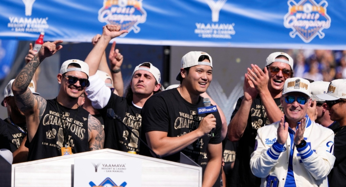 Shohei Ohtani Celebrates Dodgers’ World Series Win with Special Speech