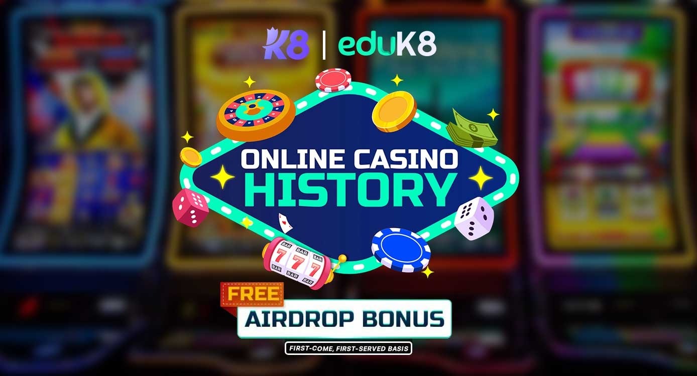 🎰 From Reels to Clicks: The History of Online Slots 🌐 | EDUK8 EP #08 (FREE AIRDROP BONUS)