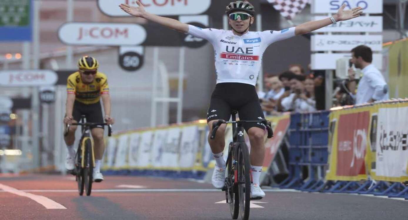 Saitama Criterium Shocker - Tadej Pogačar Emerges Victorious, Leaving Sepp Kuss in the Dust!