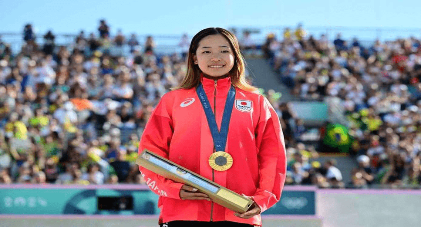 Japan's Young Prodigy, Coco Yoshizawa, Clinches Gold in Street Skateboarding at 2024 Olympics