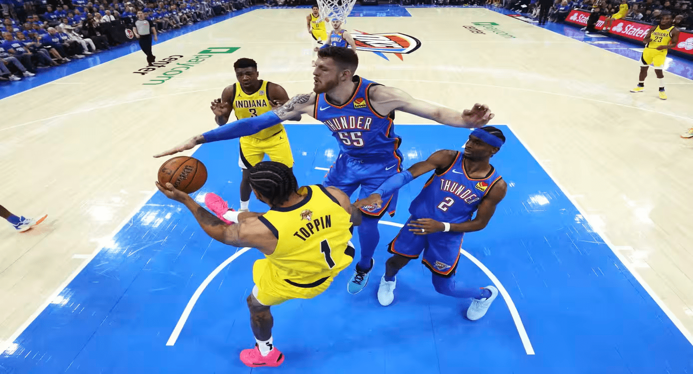 Pacers Pull Away Late in Game 3, Edge Thunder to Grab NBA Finals Lead