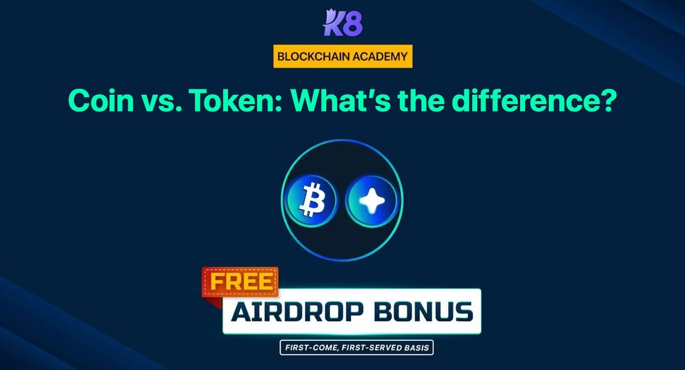 Coins vs. Tokens: What's the Difference? 🤔 (FREE AIRDROP BONUS)